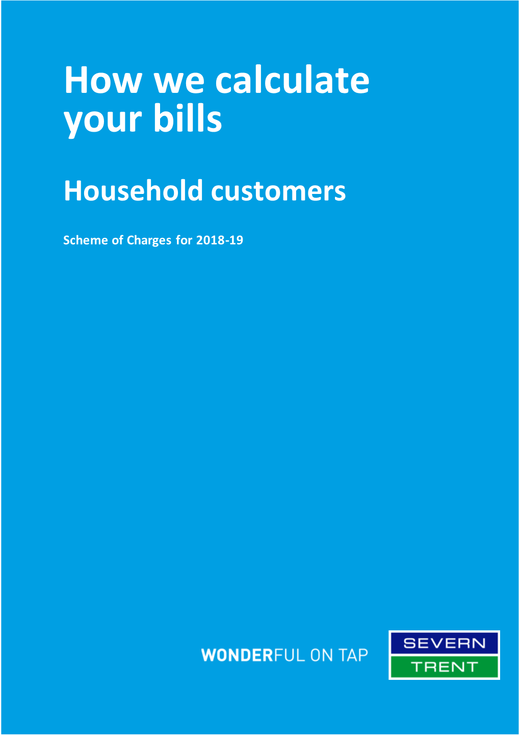 How We Calculate Your Bills