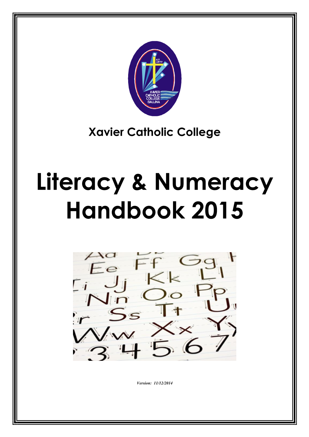 Literacy & Numeracy Handbook 2015