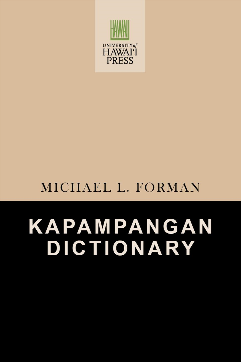 KAPAMPANGAN DICTIONARY PALI Language Texts: Philippines