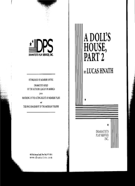 Adolcs House, Dramatistsplay Service, Inc