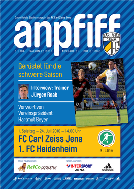 FC Carl Zeiss Jena 1. FC Heidenheim