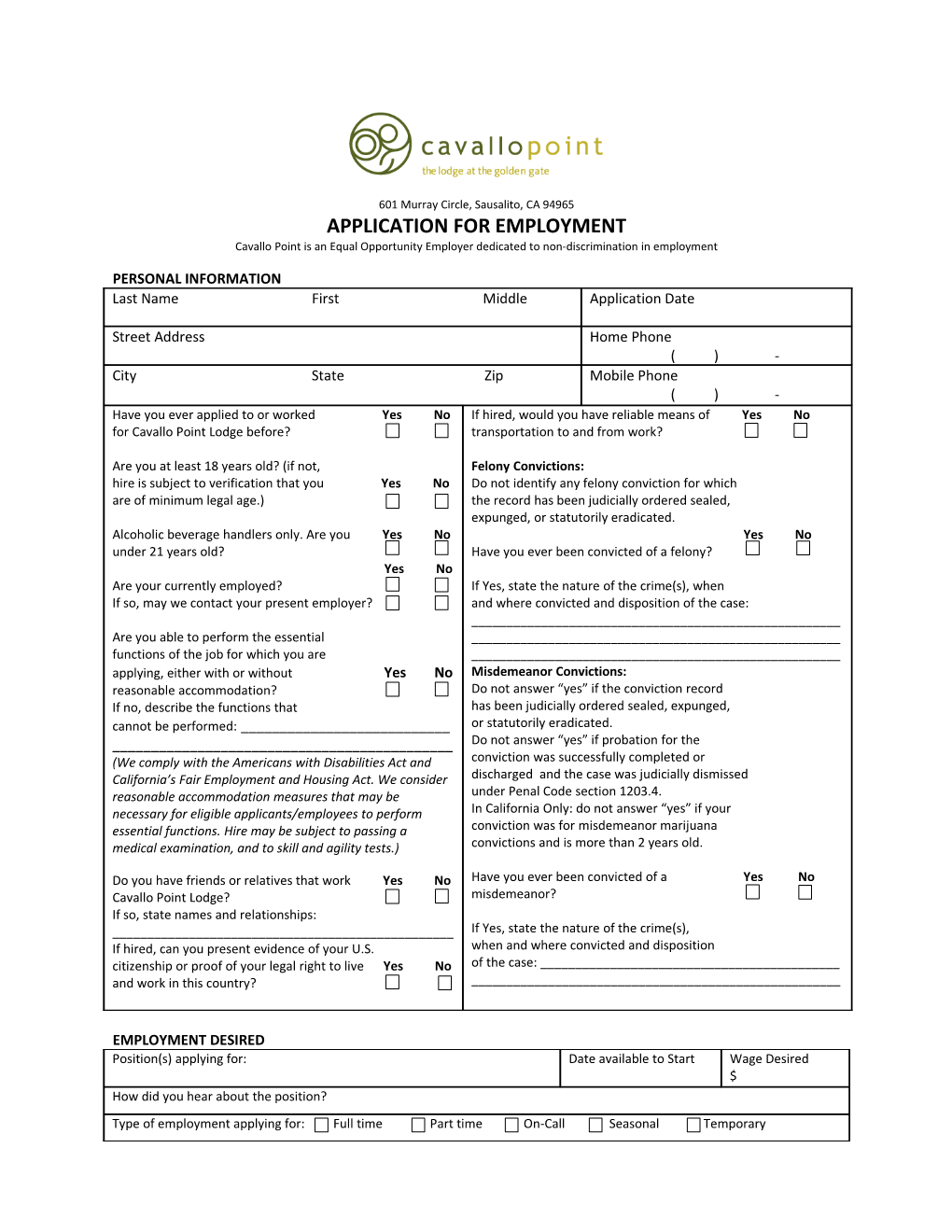 Application for Employment s43