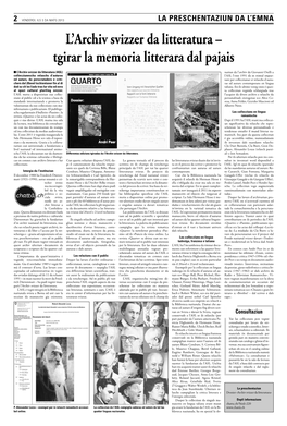 La Quotidiana, 3.5.2013
