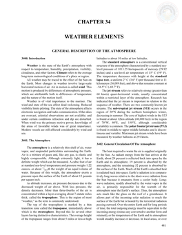 Chapter 34 Weather Elements