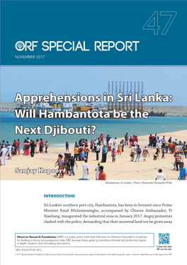 Apprehensions in Sri Lanka: Will Hambantota Be the Next Djibouti?