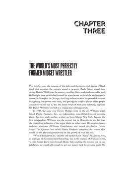Chapter Three the World's Most Perfectly Formed