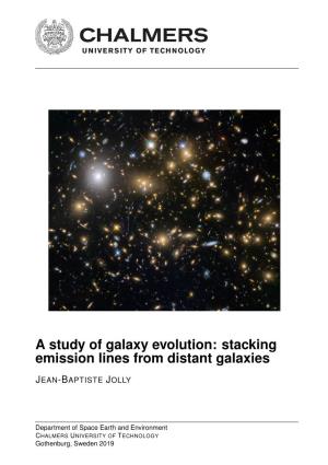 Stacking Emission Lines from Distant Galaxies
