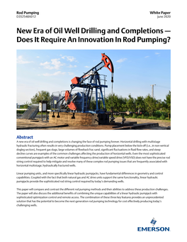 New Era of Oil Well Drilling and Completions.Indd
