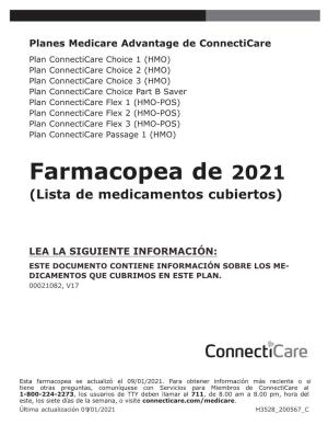 Farmacopea De 2021 (Lista De Medicamentos Cubiertos)