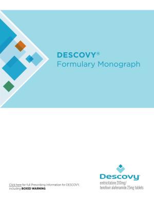 DESCOVY® Formulary Monograph