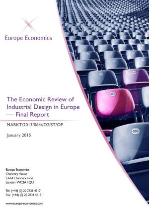 The Economic Review of Industrial Design in Europe — Final Report