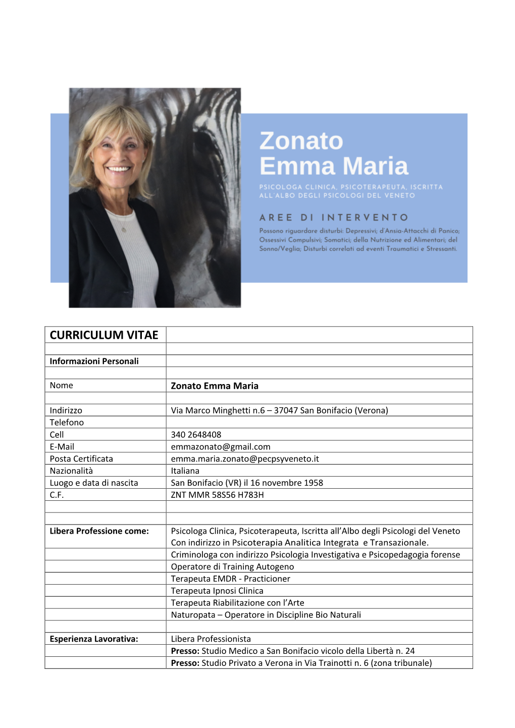 CURRICULUM VITAE Feb 2021