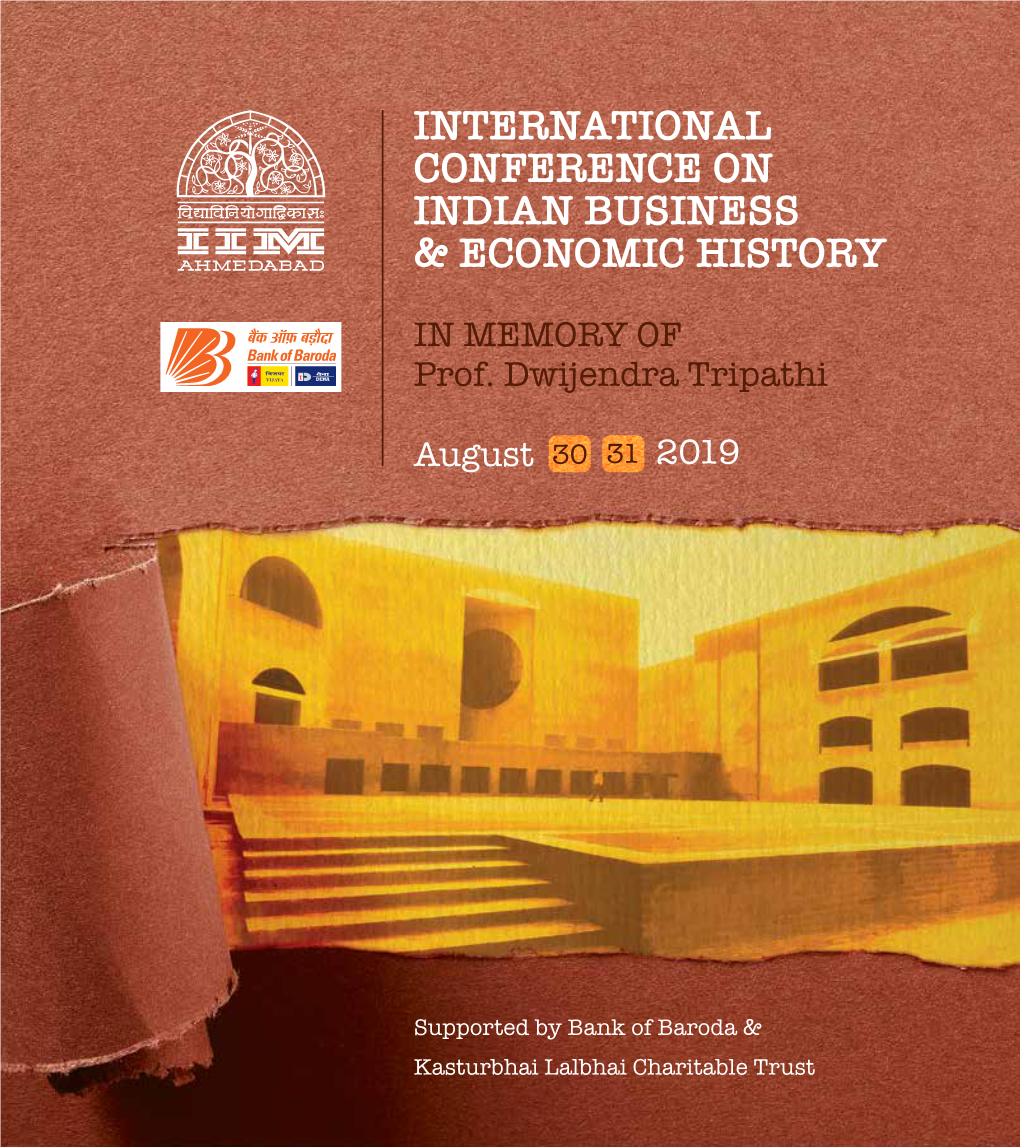 International Conference on Indian Business & Economic History