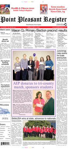 AEP Donates to Tri-County March, Sponsors Students