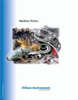 Hardness Testers Hardness Testers Brochure Hardness Testers