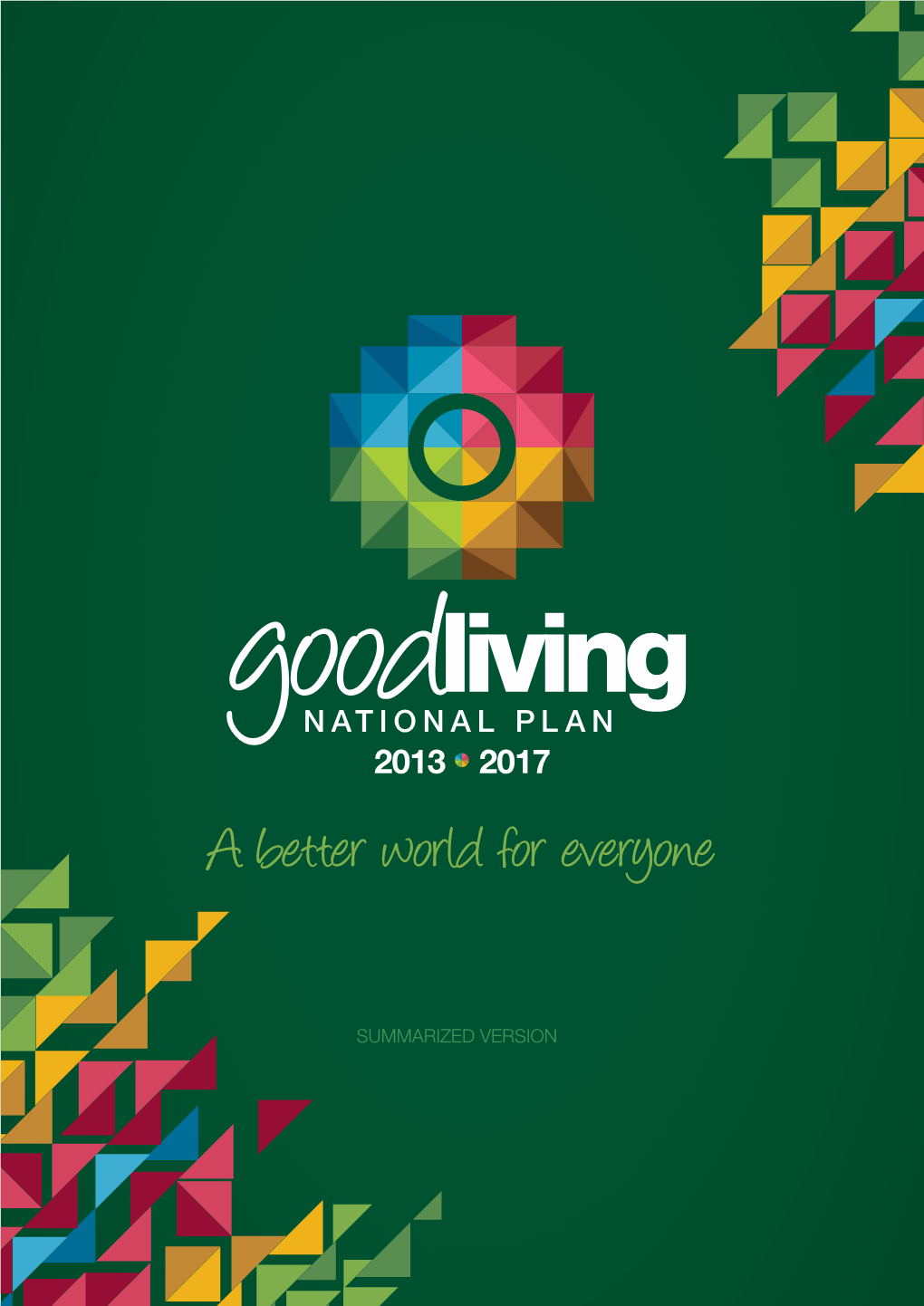 National Plan for Good Living, 2013-2017