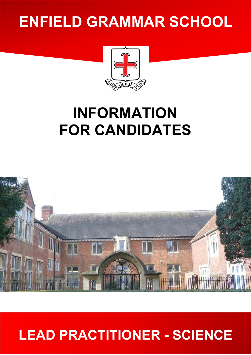 Enfield Grammar School Information for Candidates
