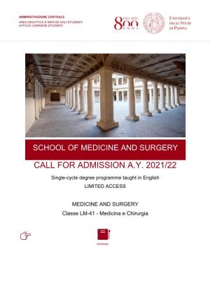 School of Medicine and Surgery