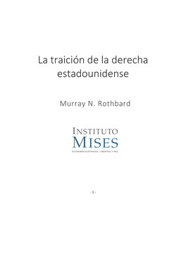 La Traición De La Derecha Estadounidense.Pdf