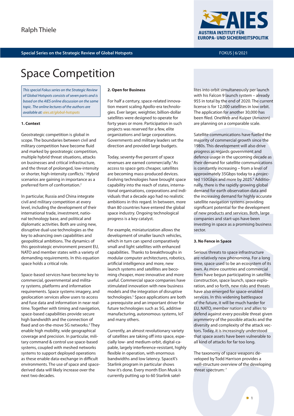 Space Competition