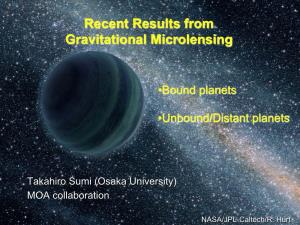 Recent Results from Gravitational Microlensing
