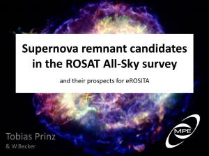 Supernova Remnant Candidates in the ROSAT All-Sky Survey and Their Prospects for Erosita