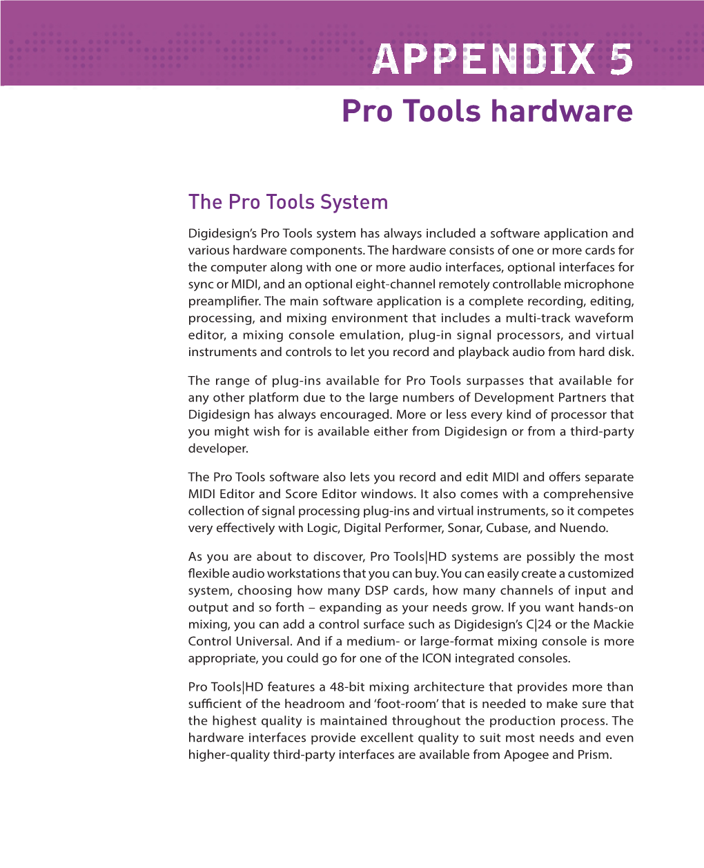 Pro Tools Hardware
