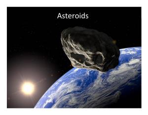 Asteroids Sun’S Planets