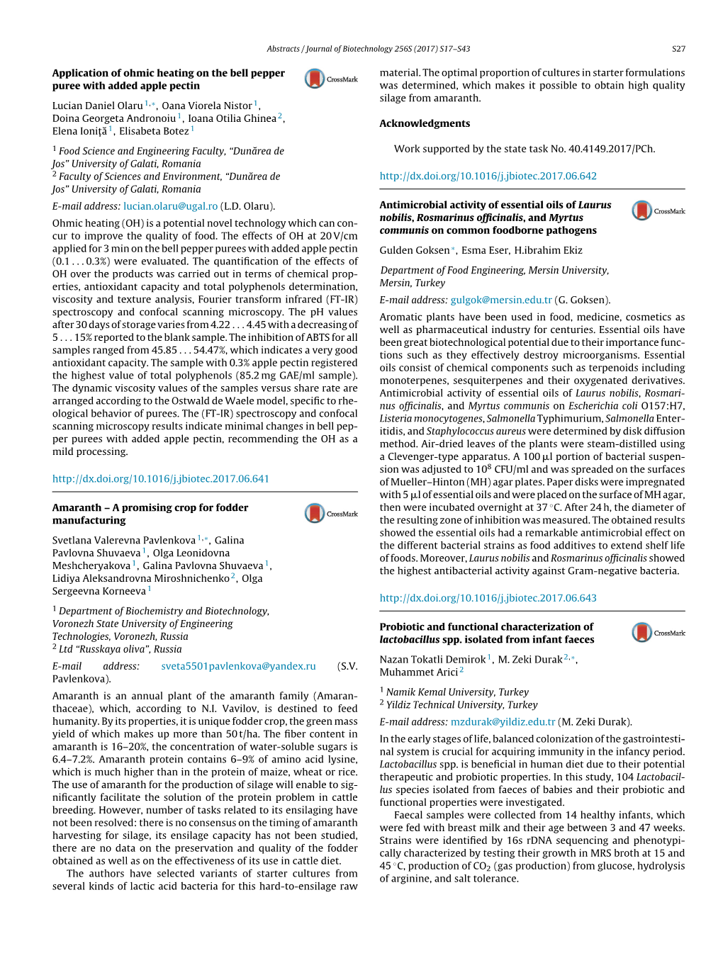 Antimicrobial Activity of Essential Oils of Laurus Nobilis, Rosmarinus