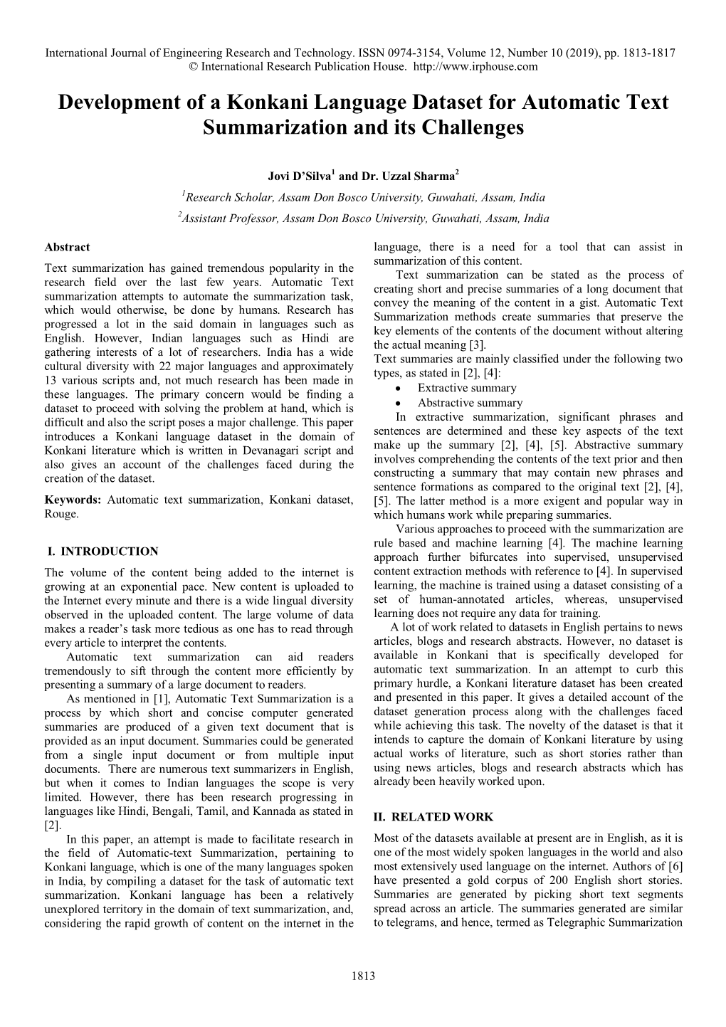 Development of a Konkani Language Dataset for Automatic Text Summarization and Its Challenges