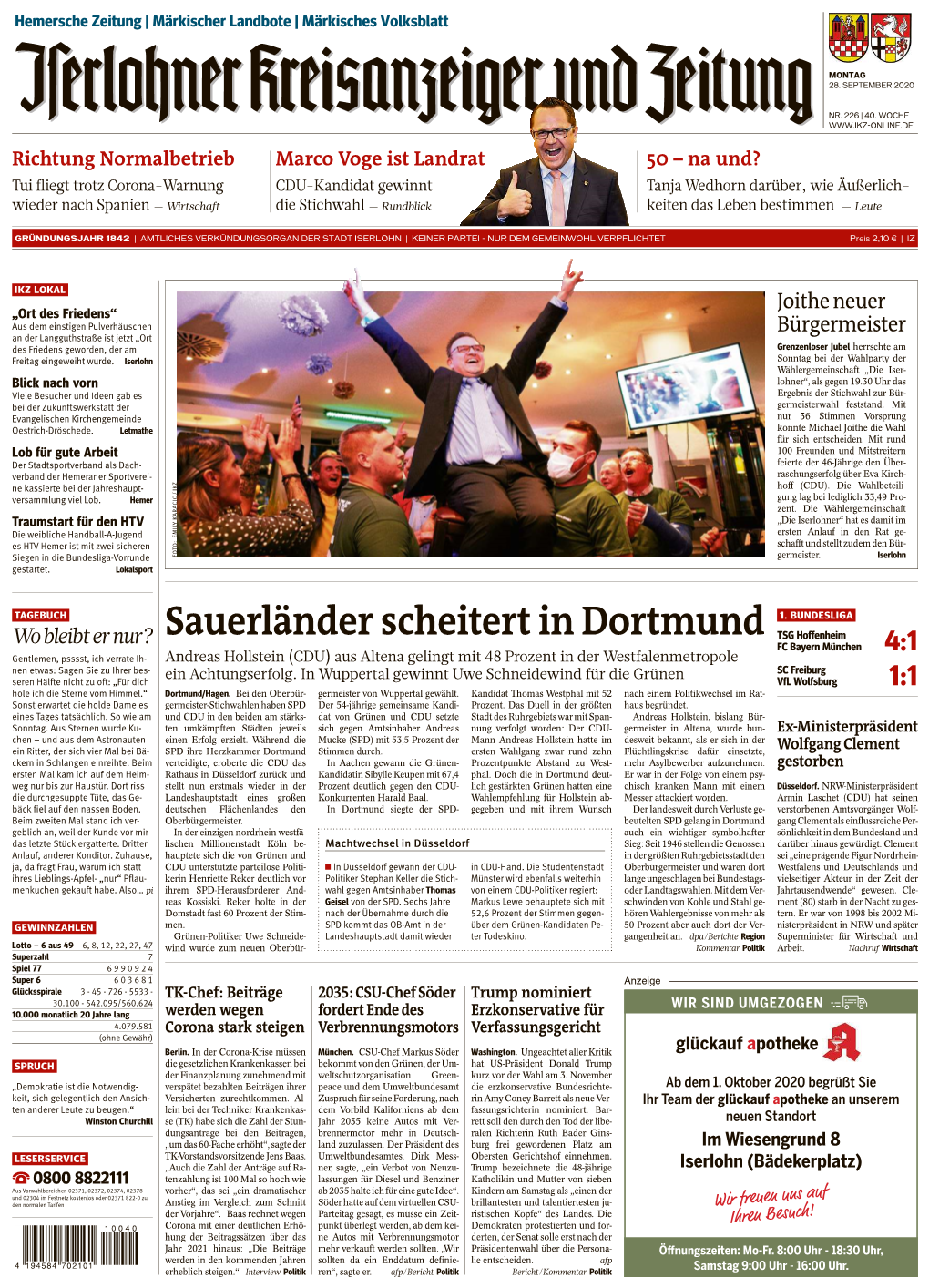 Hemersche Zeitung |Märkischer Landbote |Märkisches Volksblatt