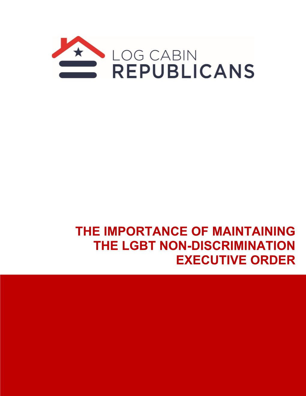 The Importance of Maintaining the Lgbt Non-Discrimination Executive Order