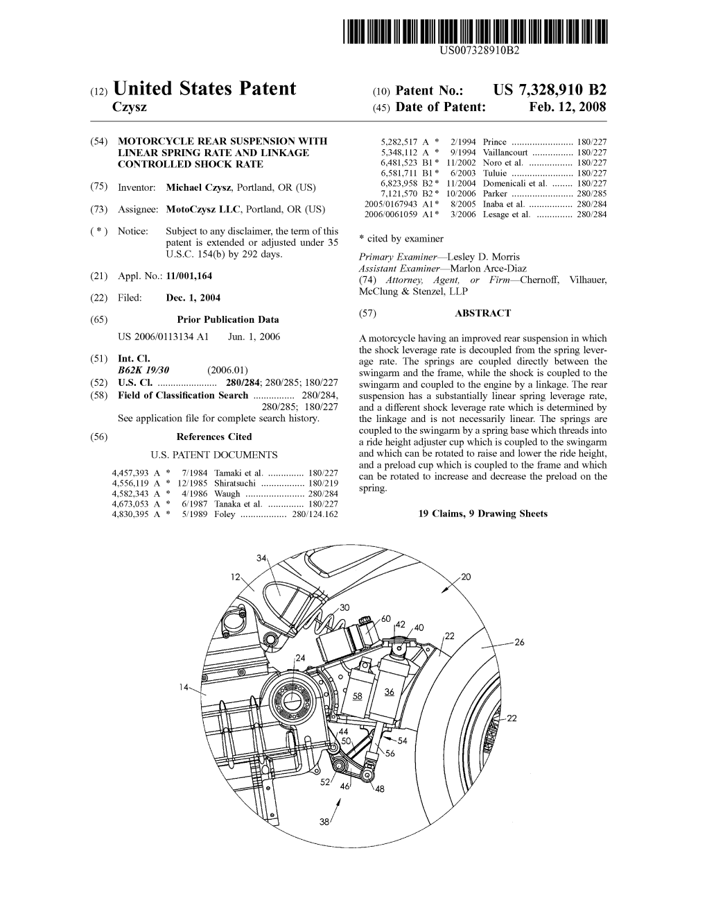 (12) United States Patent (10) Patent N0.: US 7,328,910 B2 Czysz (45) Date of Patent: Feb