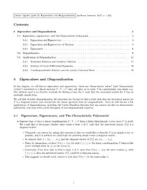 Contents 5 Eigenvalues and Diagonalization