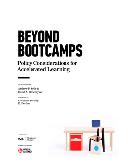 BEYOND BOOTCAMPS Policy Considerations for Accelerated Learning