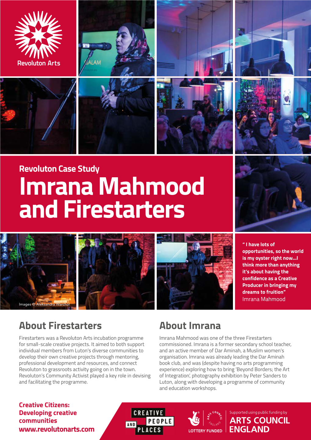 Imrana Mahmood and Firestarters