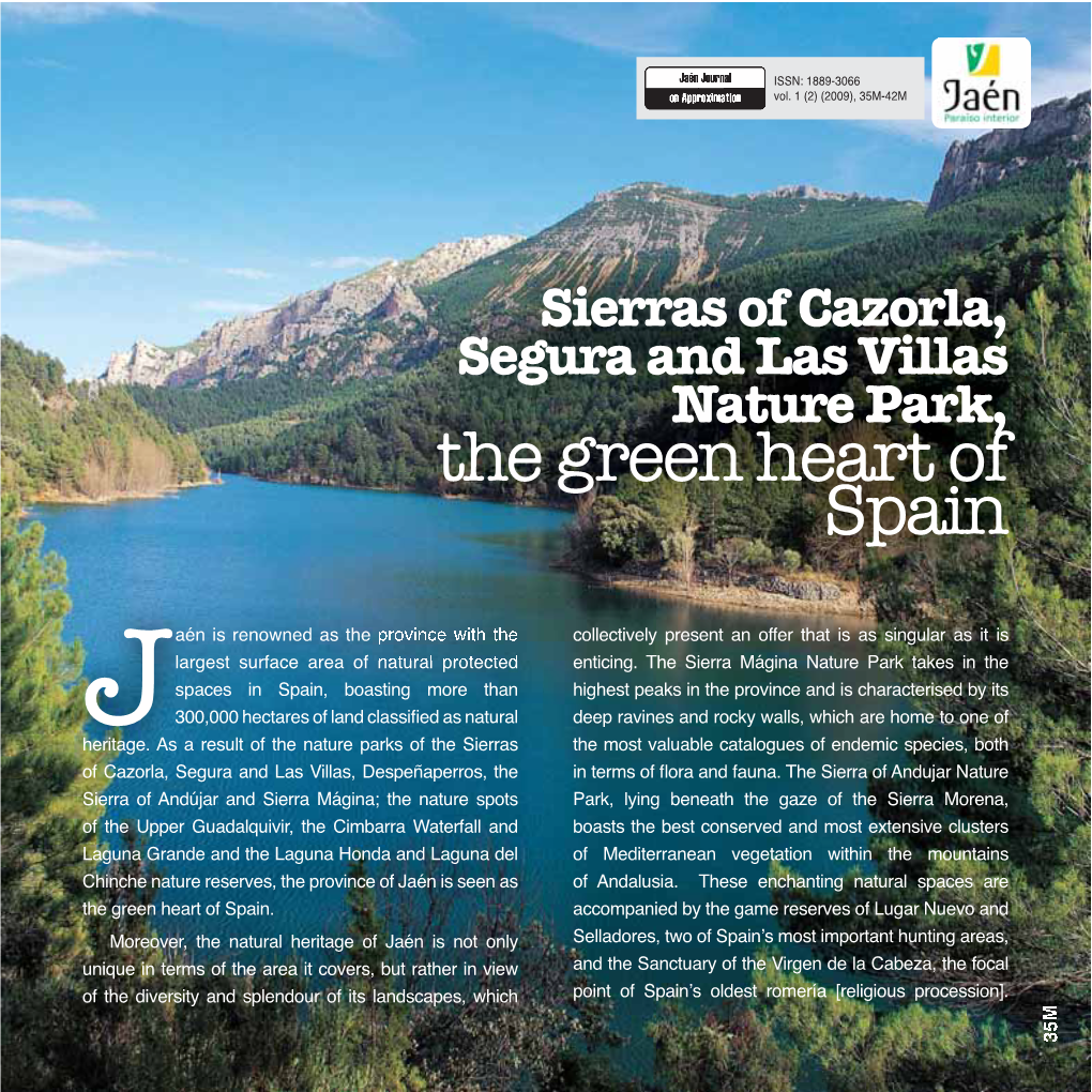 Sierras of Cazorla, Segura and Las Villas Nature