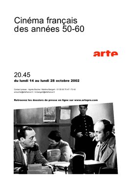 Cinéma Français Des Années 50-60
