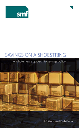 Savings on a Shoestring