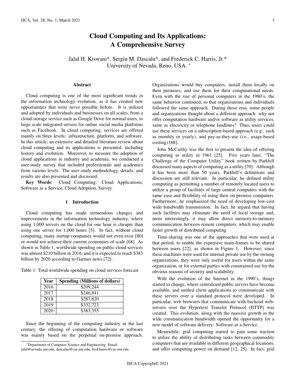 Cloud Computing and Its Applications: a Comprehensive Survey