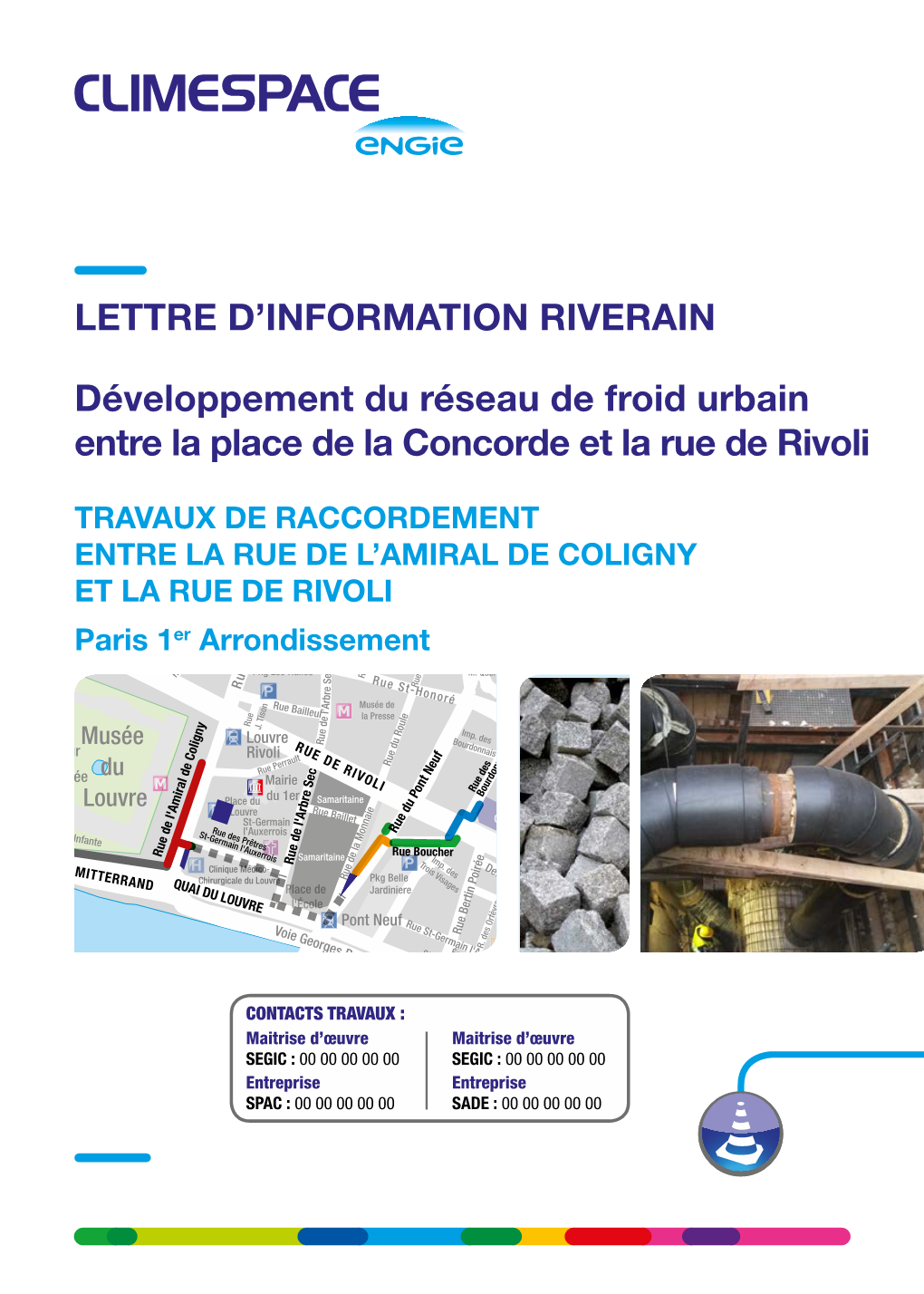 Lettre D'information Riverain Développement Du Réseau De Froid Urbain Entre La Place De La Concorde Et La Rue De Rivoli