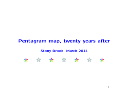 Pentagram Map, Twenty Years After
