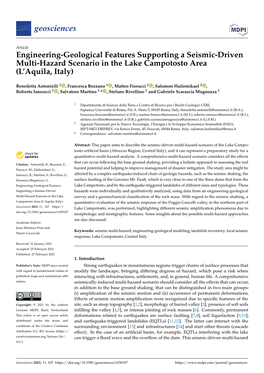 Engineering-Geological Features Supporting a Seismic-Driven Multi-Hazard Scenario in the Lake Campotosto Area (L’Aquila, Italy)