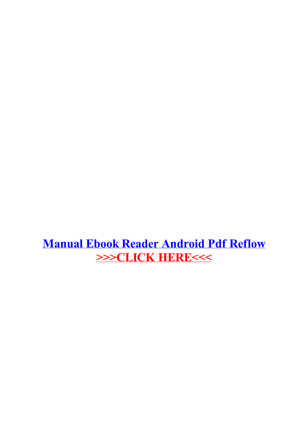 Manual Ebook Reader Android Pdf Reflow