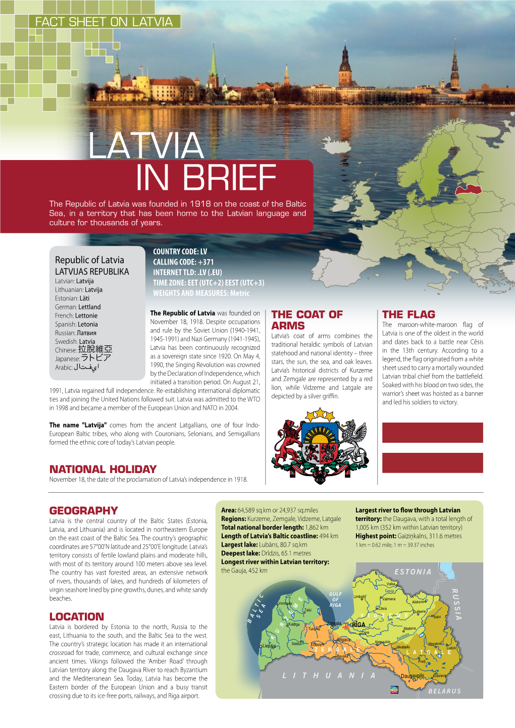 Latvia in Brief