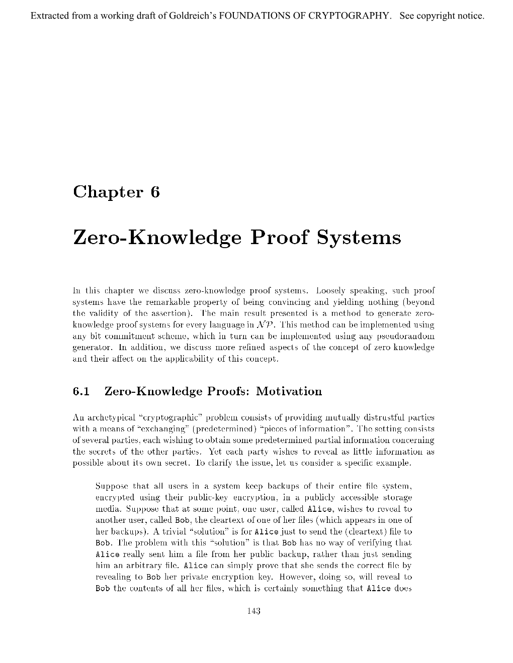 Zero-Knowledge Proof Systems