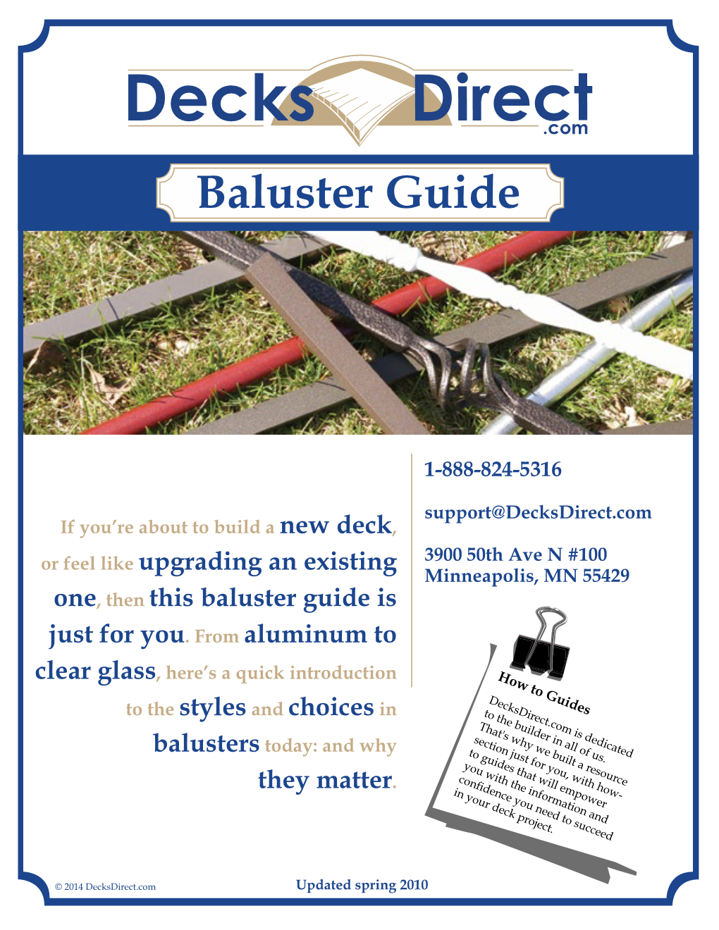 Baluster Guide