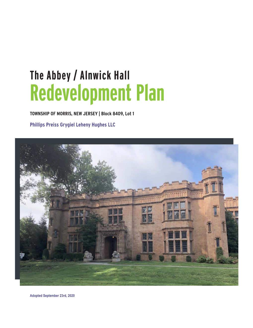 Redevelopment Plan