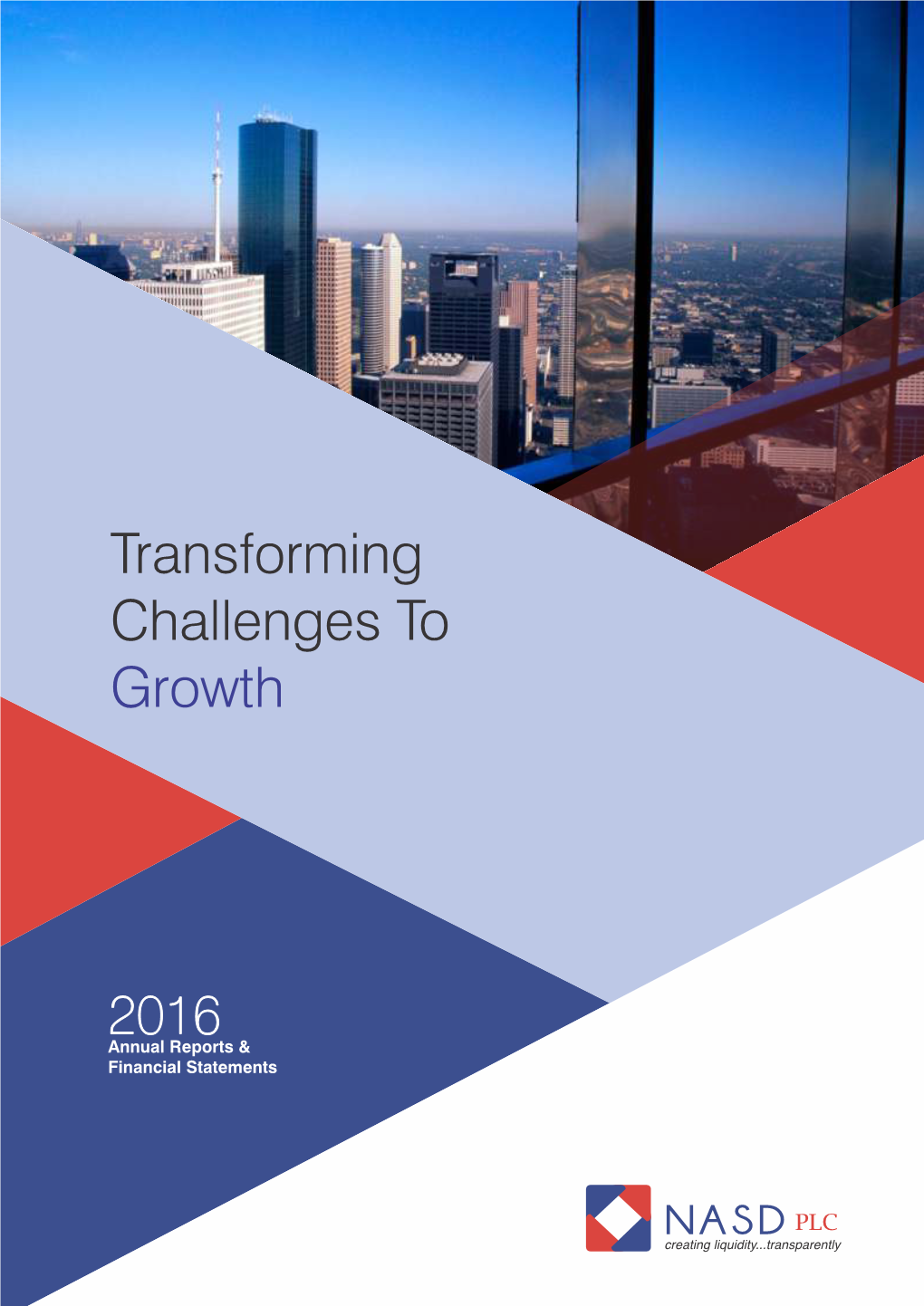 2016 NASD PLC Annual Report & Financial Statements