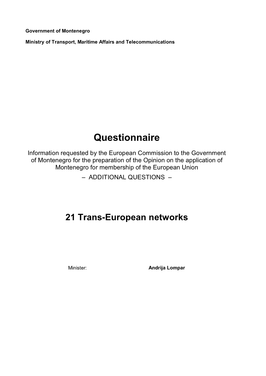 Trans-European Networks